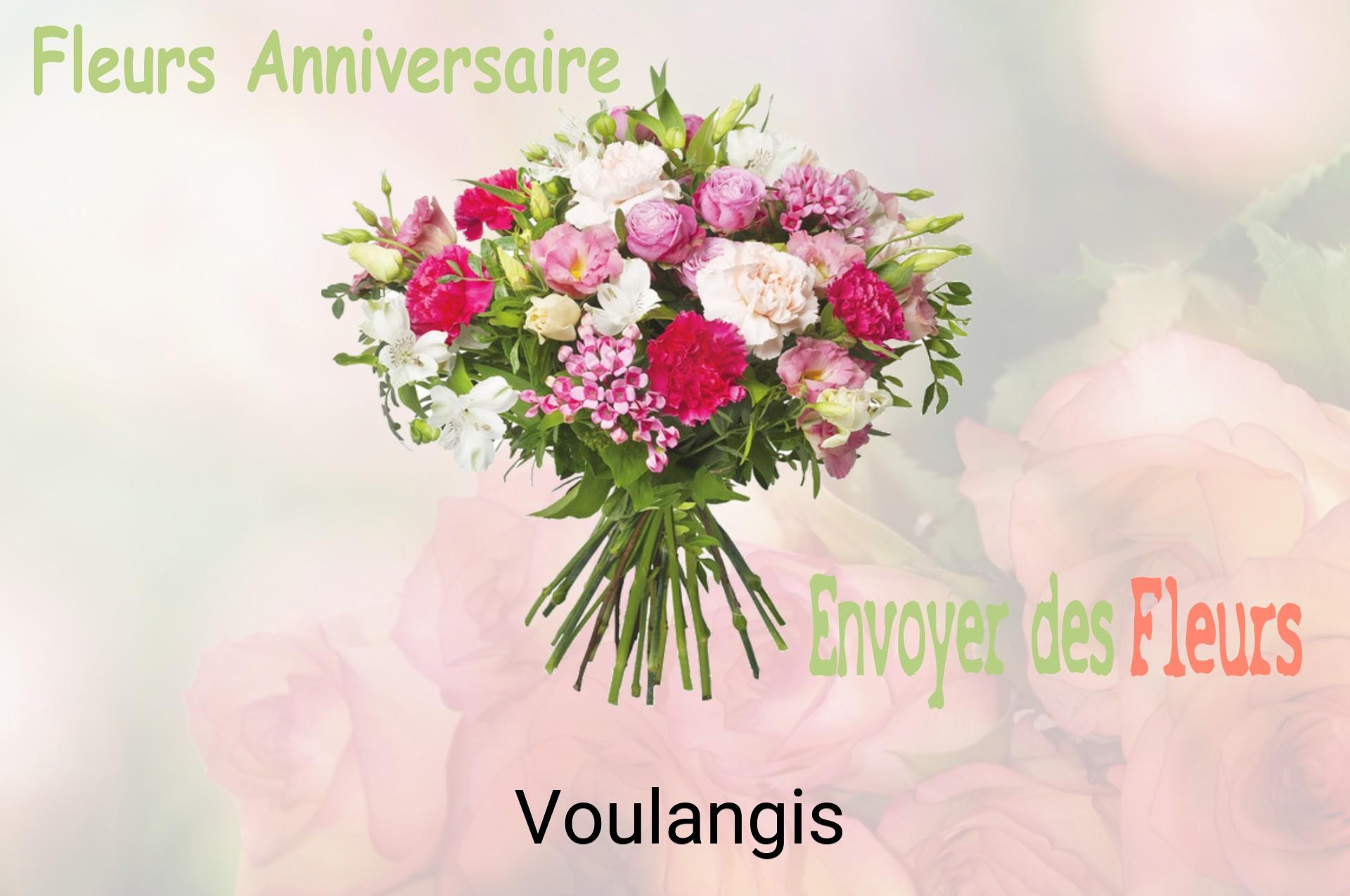 Bouquet de fleurs d’anniversaire livré à Voulangis